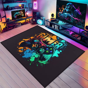 Boy's Room Cloth With E-sports Games Carpet sariiholidaycouture